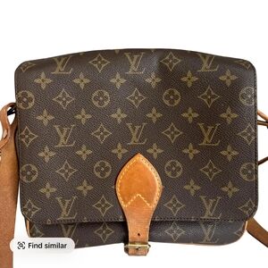 Gucci Brown Monogram Messenger Bag